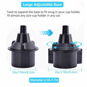 Adjustable Car Water Cup-bit Mobile Phone Holder